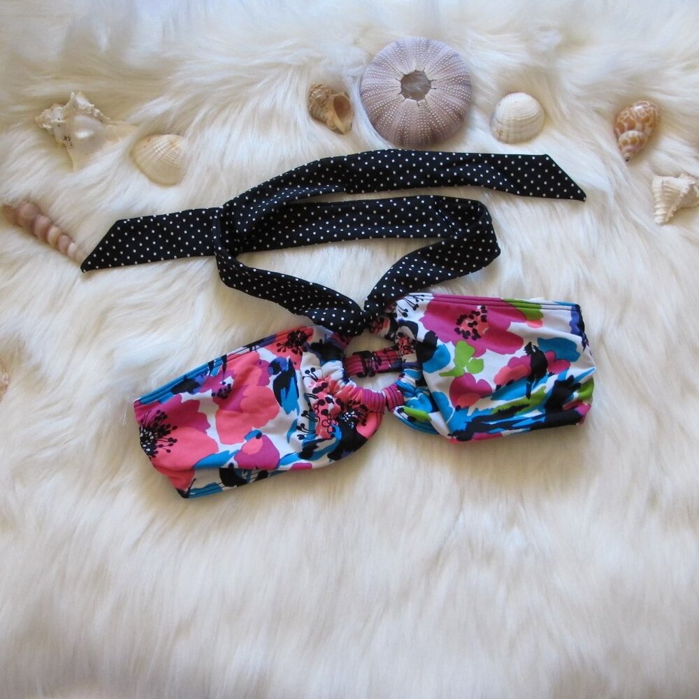3/$15 Aeropostale | Floral Halter Tie Bikini Top